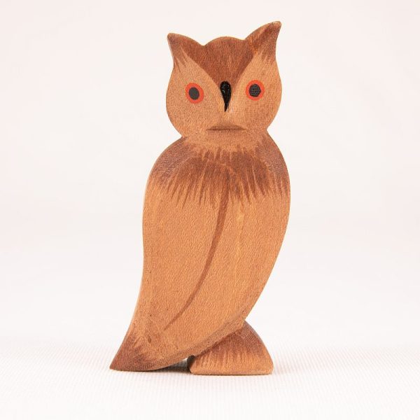 Figura legno Gufo reale - Ostheimer