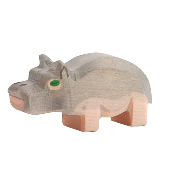 Figura legno Ippopotamo piccolo - Ostheimer