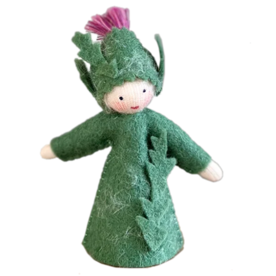 Figura Waldorf Fata Burdock Boy Ambro-dolls