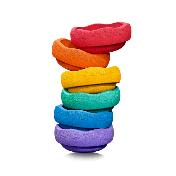Set 6 Elementi Impilabili Rainbow Stapelstein
