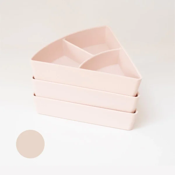 Set 3 inserti vassoio PlayTry silicone rosa INSPIRE my play