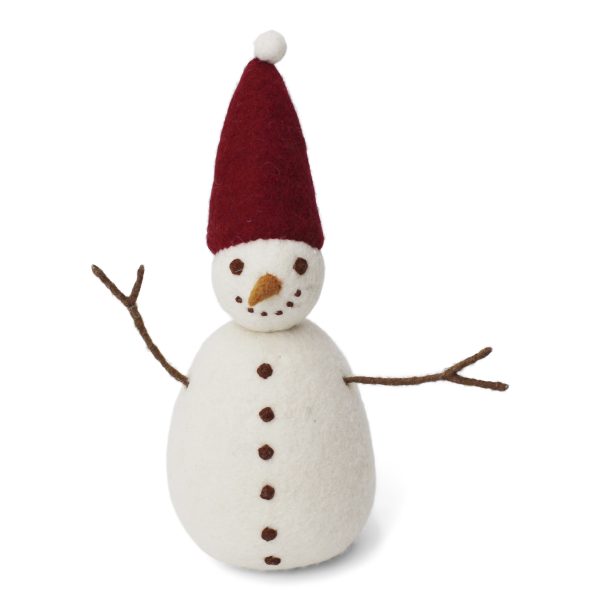 Figura in feltro Pupazzo di neve XL GRY & SIF