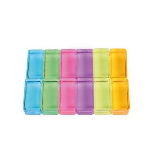 Set costruzioni 12 blocchi acrilici Bauspiel