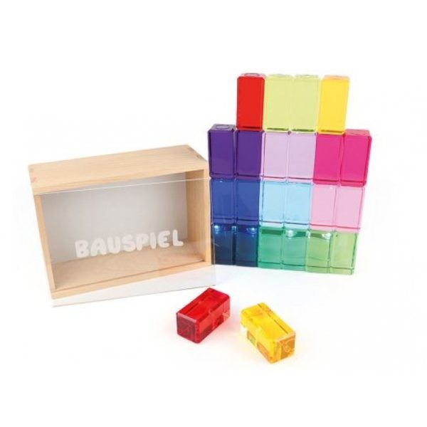 Set costruzioni 24 blocchi acrilici Bauspiel