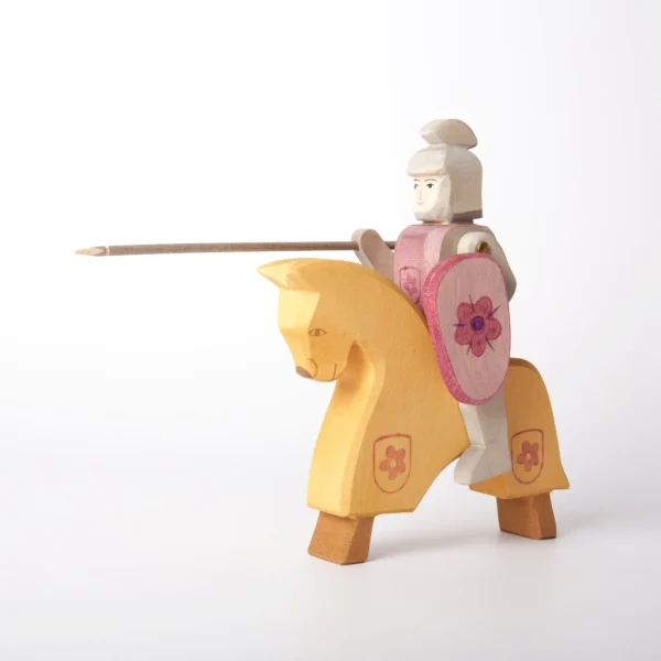 Set figure legno Cavaliere della rosa con cavallo - Ostheimer