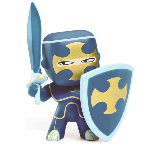 Figura in vinile Arty Toys Cavaliere Dark blue Djeco