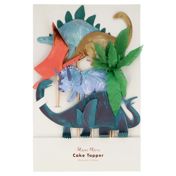Dinosaur Kingdom cake topper MeriMeri