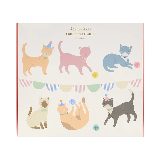 Ghirlanda Cute Kittens MeriMeri