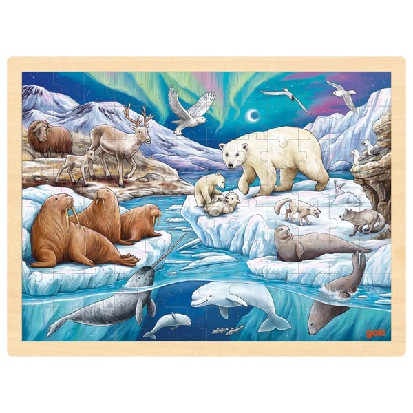 Puzzle legno Notte polare Goki