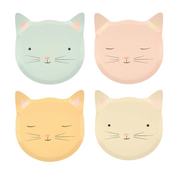 Set 8 Piatti sagomati Cute Kittens MeriMeri