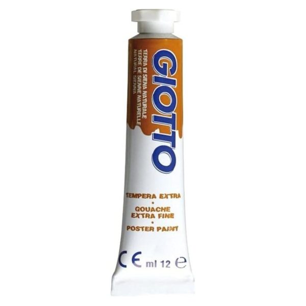 Tempera marrone terra di siena Giotto 12ml