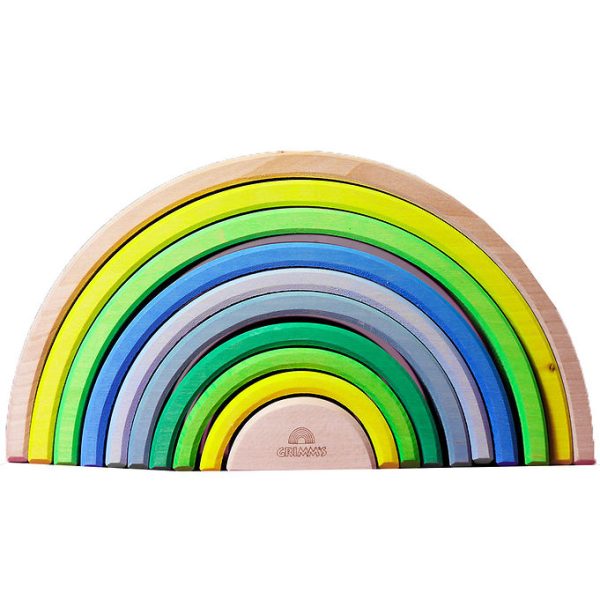 Arcobaleno steineriano Grimm's - 10 pezzi Neon Green