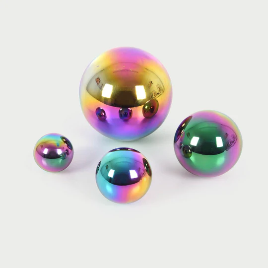Set 4 sfere Sensory Reflective Color Burst Tickit