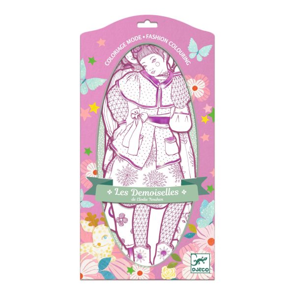Set Siluette da colorare Rosemary & friends Djeco