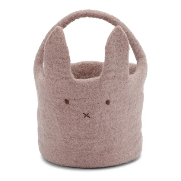 Cestino in feltro Bunny Basket lavanda GRY & SIF