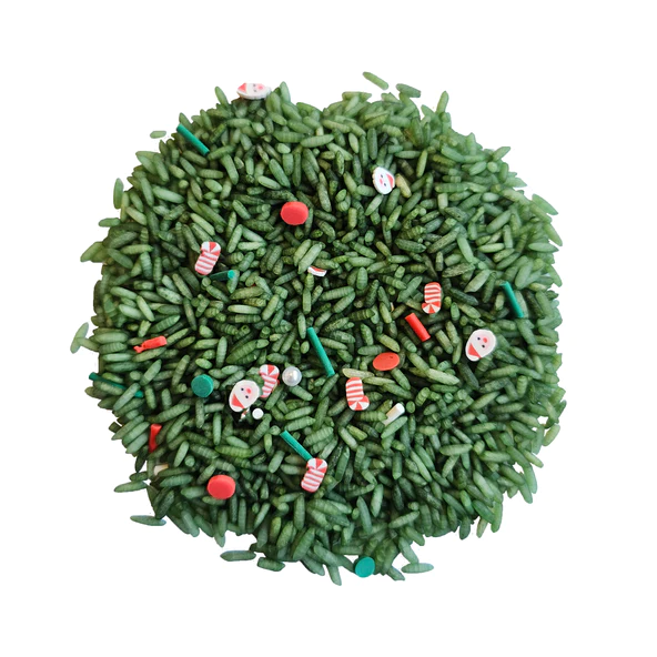 Riso sensoriale verde Santa Claus 500gr Grennn