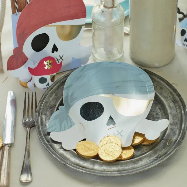 Set 8 Piatti sagomati Pirati MeriMeri