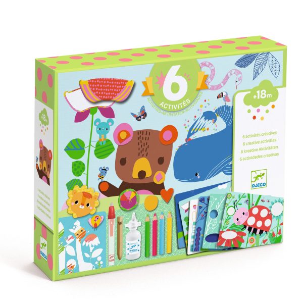 Set artistico multi attività dai 18 mesi Djeco