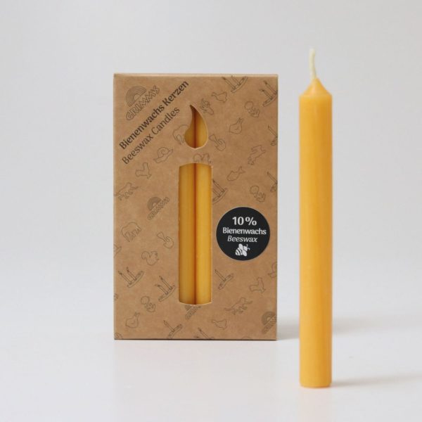 Set 12 candele old ambra 10% cera d'api Grimm's